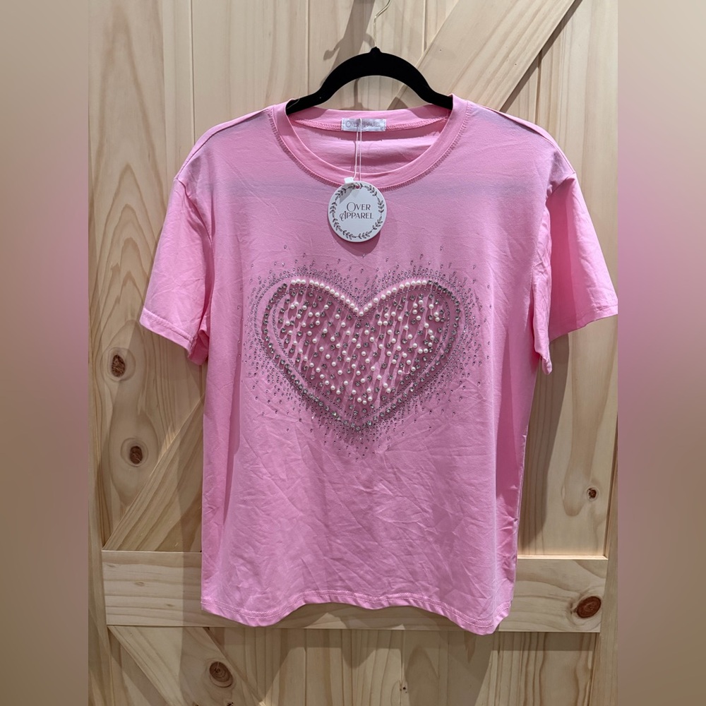 NWT over apparel ,High end boutique pink T
